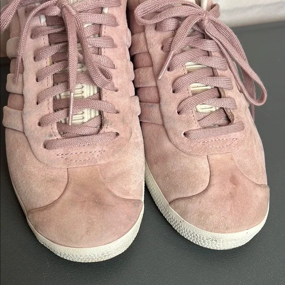 adidas gazelle Pink Suede Sneakers size 8.5 - Picture 4 of 13
